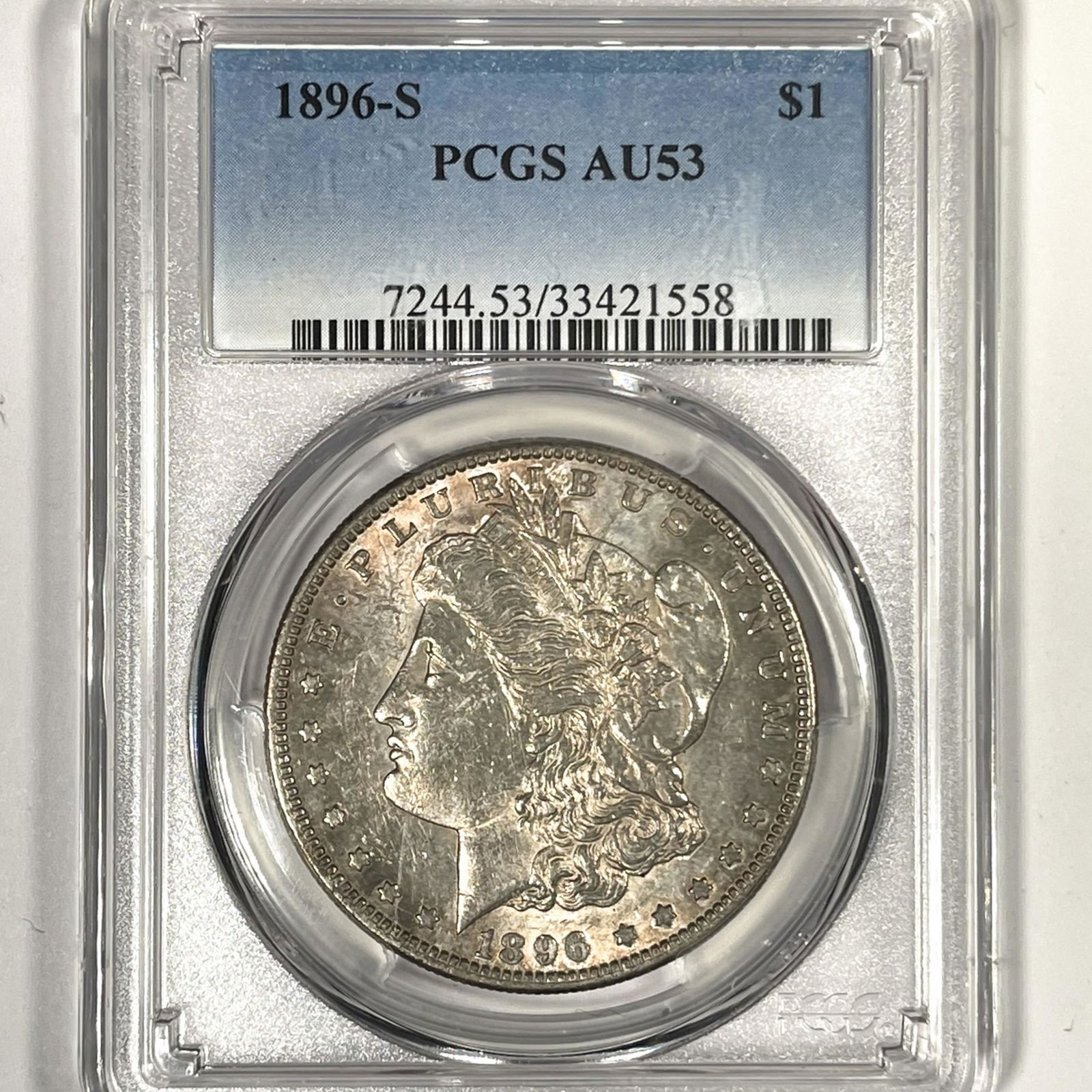 1896-S Morgan Silver Dollar PCGS-AU53 (1 of 2)