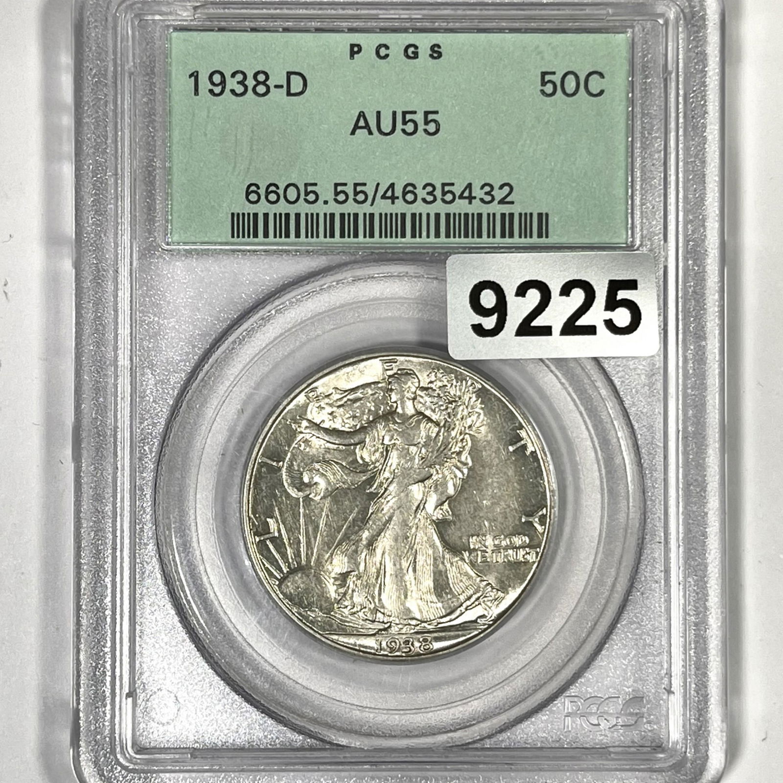1938-D Walking Liberty Half Dollar PCGS-AU55 (1 of 2)
