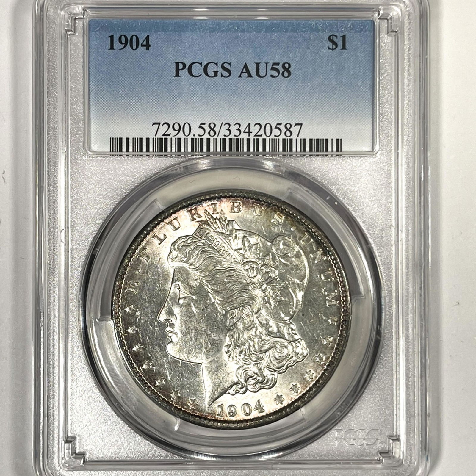 1904 Morgan Silver Dollar PCGS-AU58 (1 of 2)