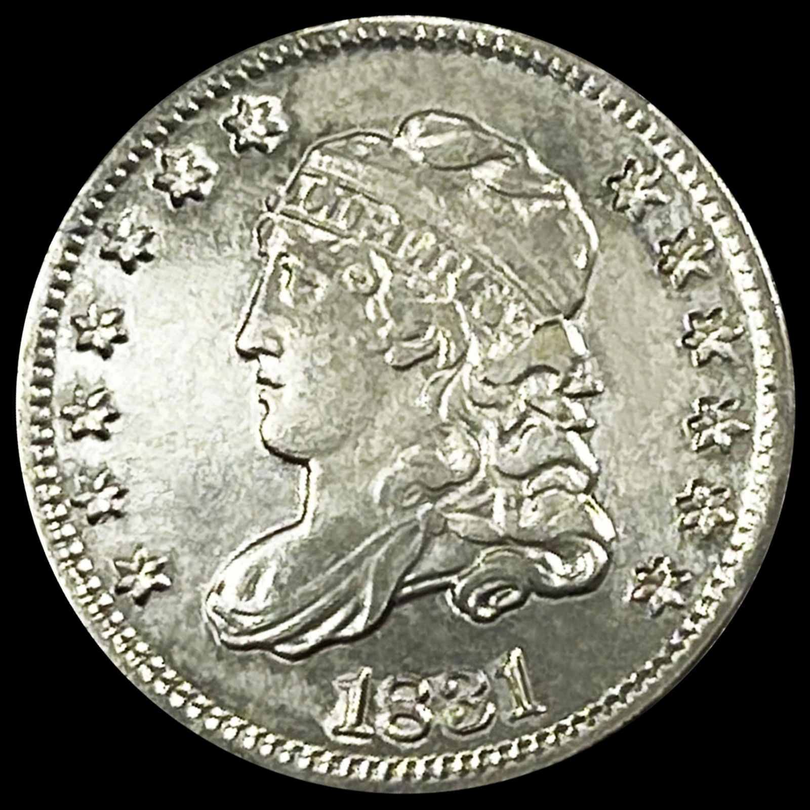 1831 Capped Bust Half Dime UNCIRCULATED: 1831 Capped Bust Half Dime UNCIRCULATED