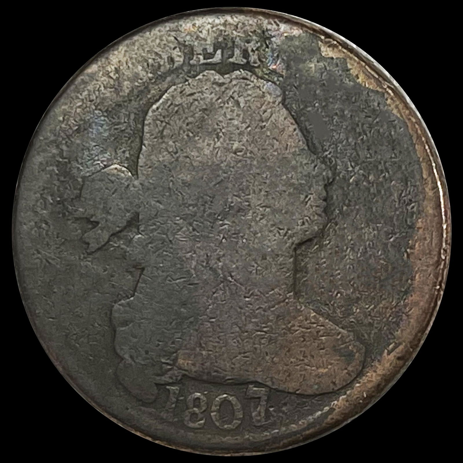 1807 Large Cent NICELY CIRCULATED (1 of 2)