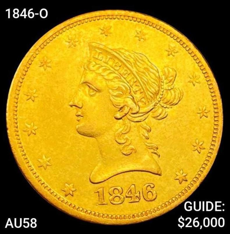 1846-O $10 Gold Eagle CHOICE AU (1 of 2)
