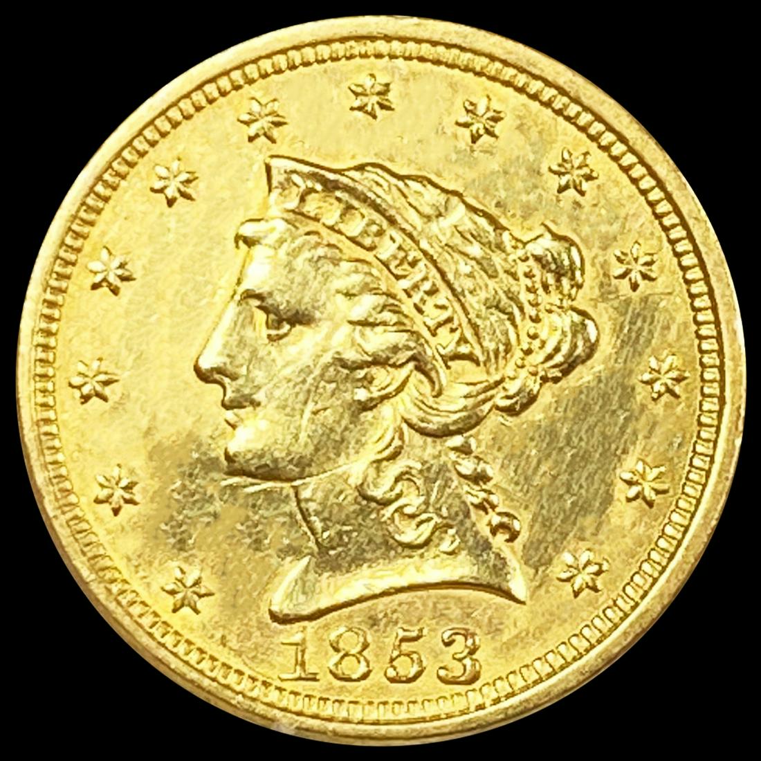 1853 $2.50 Gold Quarter Eagle UNCIRCULATED (1 of 2)