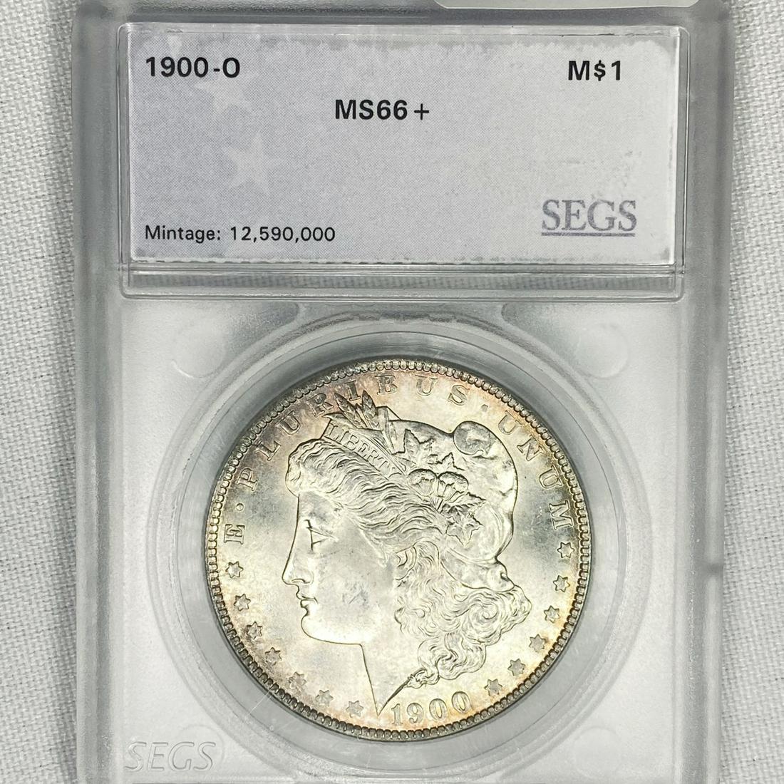 1900-O Morgan Silver Dollar SEGS-MS66+ (1 of 2)