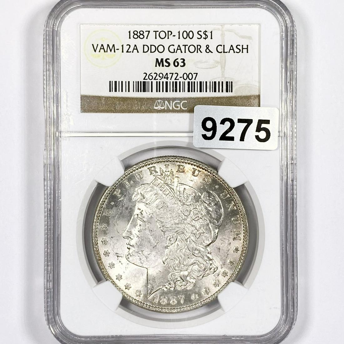1887 Morgan Silver Dollar NGC-MS63 VAM-12A DDO (1 of 2)