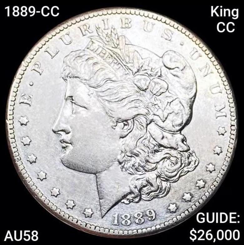 1889-CC Morgan Silver Dollar CHOICE AU (1 of 2)