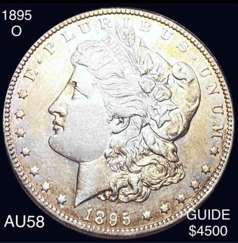 1895-O Morgan Silver Dollar CHOICE AU (1 of 2)