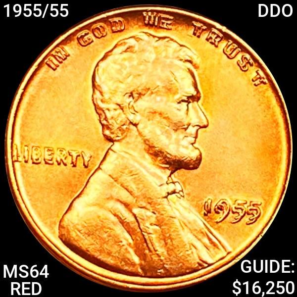 1955/55 DDO Lincoln Wheat Cent CHOICE BU (1 of 2)