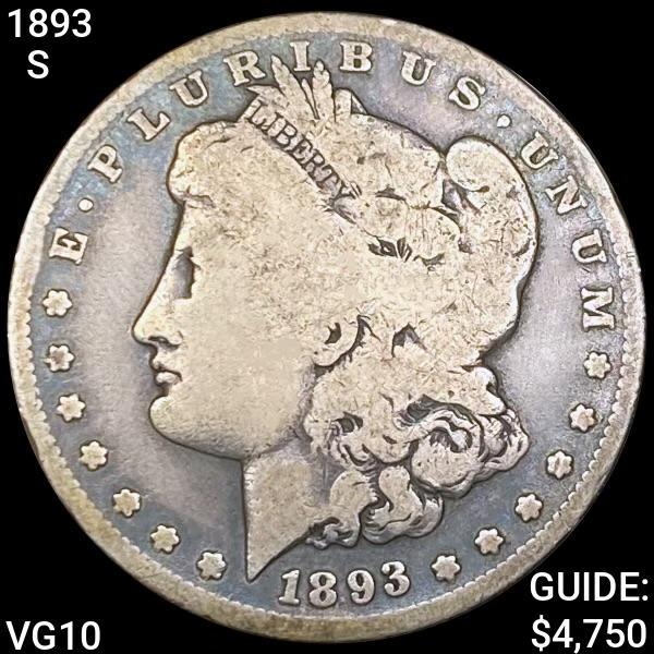 1893-S Morgan Silver Dollar NICELY CIRC (1 of 2)