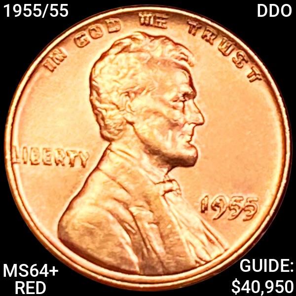 1955/55 DDO Lincoln Wheat Cent CHOICE BU+ (1 of 2)