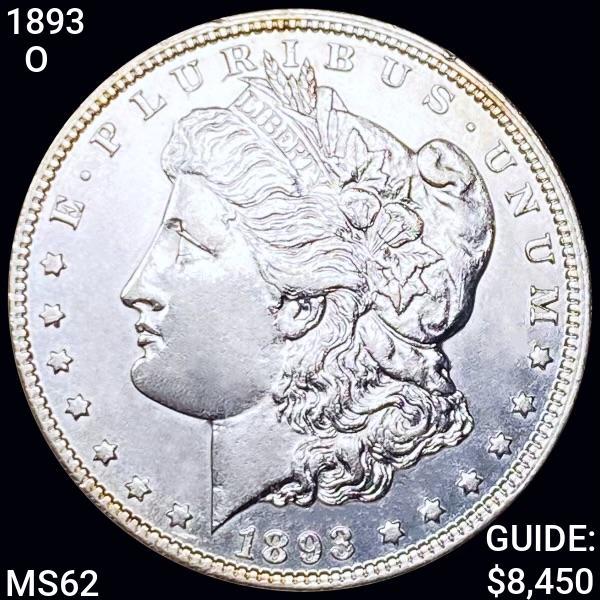 1893-O Morgan Silver Dollar UNCIRCULATED (1 of 2)