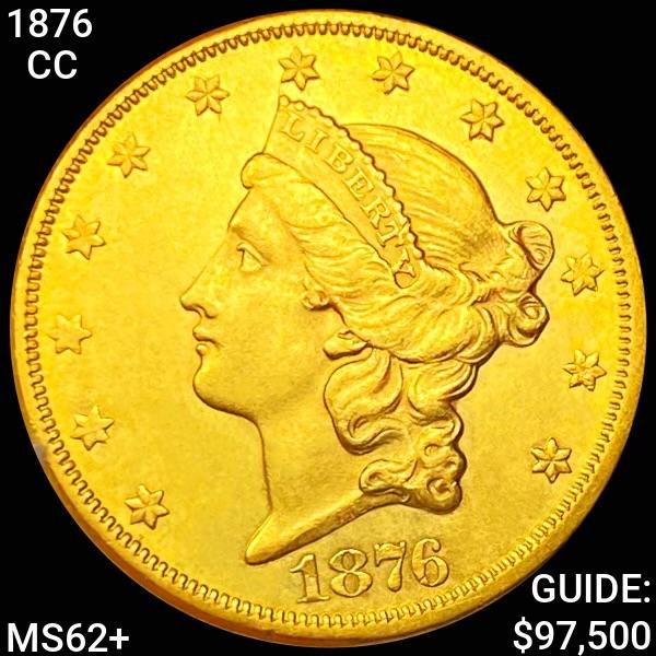 1876-CC $20 Gold Double Eagle UNCIRCULATED+ (1 of 2)