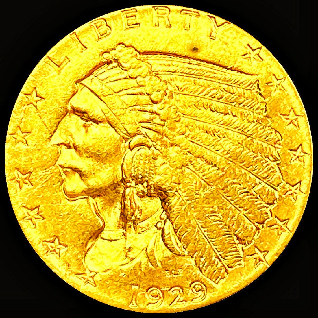 1929 $2.50 Gold Quarter Eagle UNCIRCULATED (1 of 2)