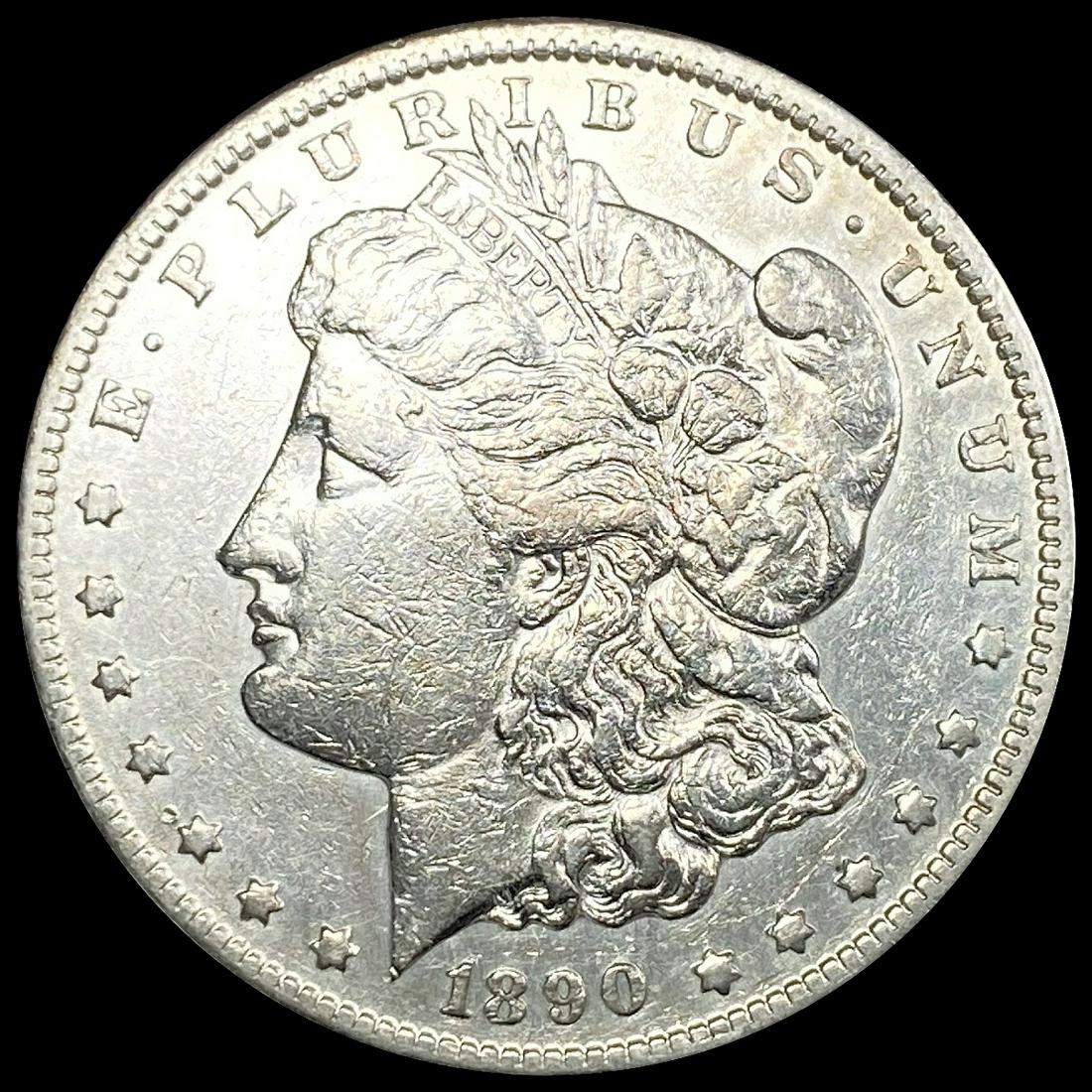 1890-CC Morgan Silver Dollar NEARLY UNCIRCULATED (1 of 2)