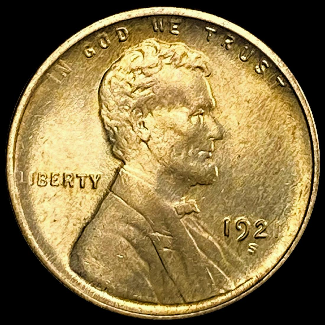 1921-S RD Wheat Cent UNCIRCULATED (1 of 2)