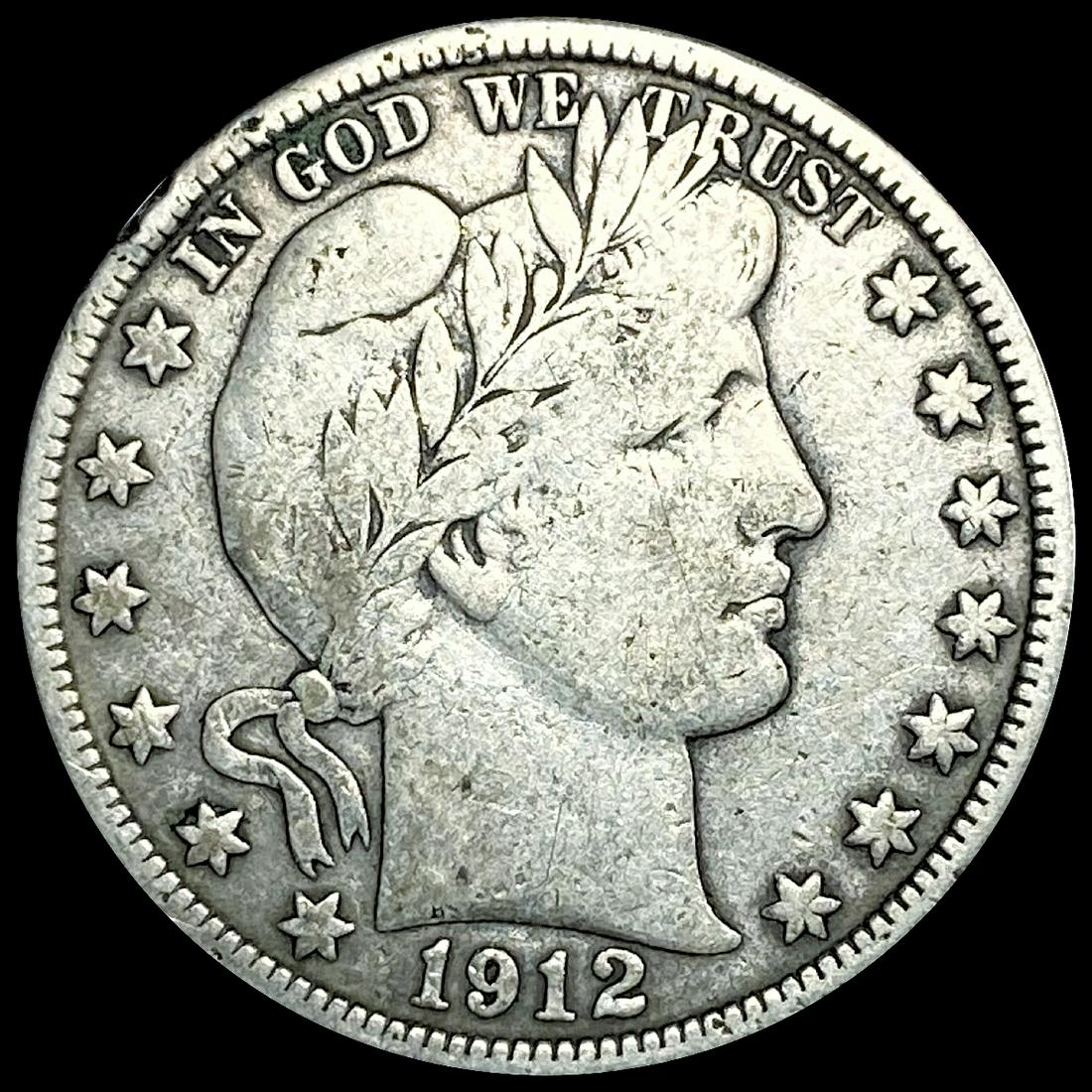 1912-D Barber Half Dollar ABOUT UNCIRCULATED (1 of 2)