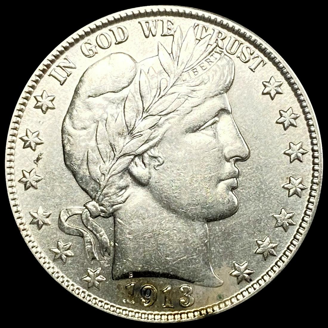 1913-D Barber Half Dollar UNCIRCULATED (1 of 2)