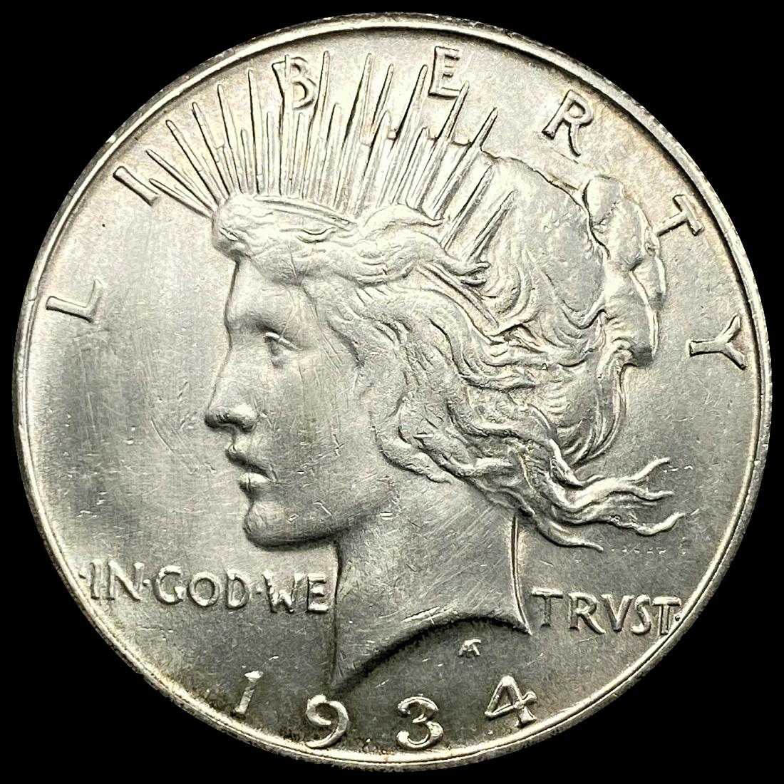 1934-S VAM-1 Silver Peace Dollar UNCIRCULATED (1 of 2)