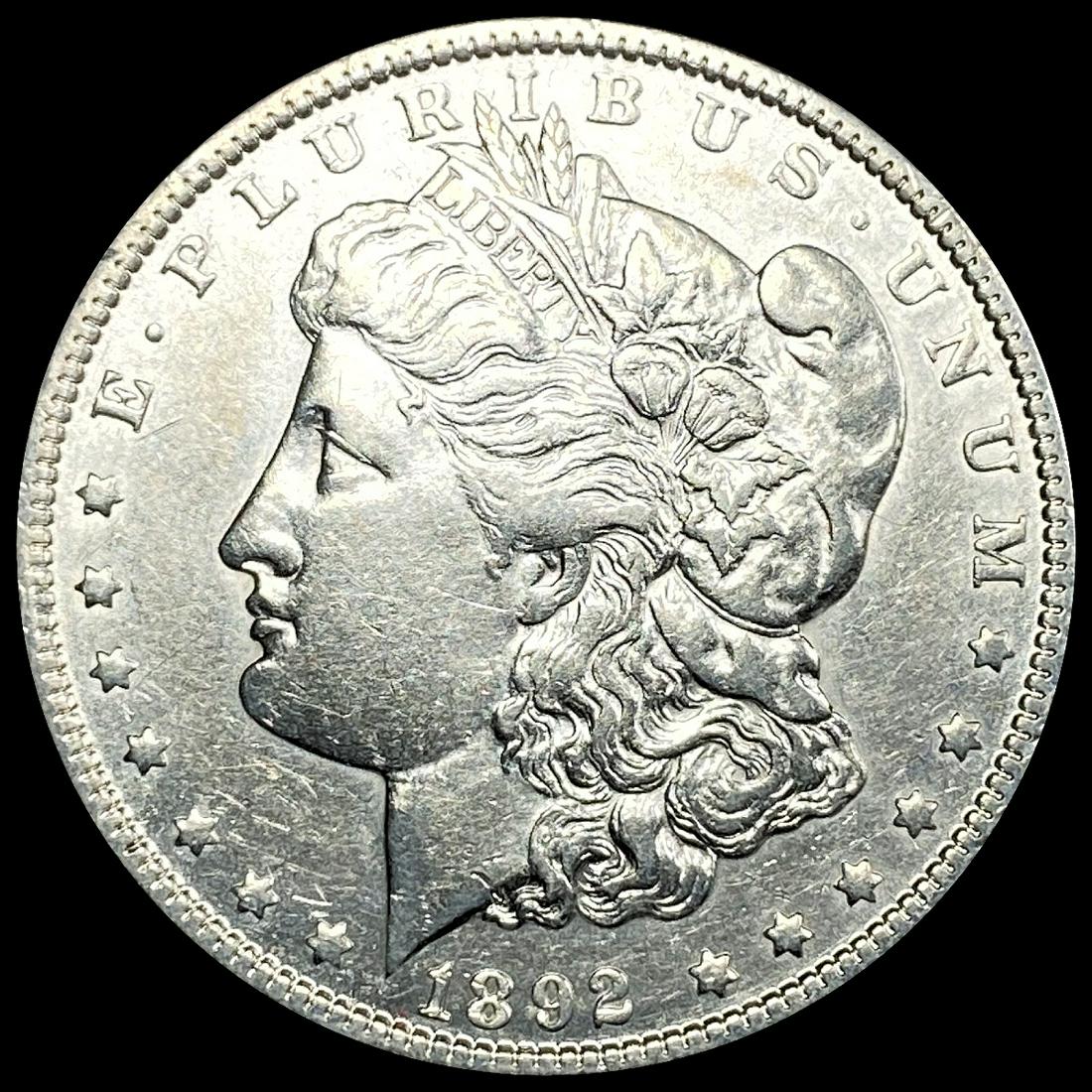 1892 Morgan Silver Dollar CLOSELY UNCIRCULATED (1 of 2)