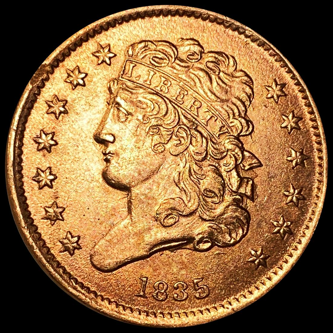 1835 Classic Head Half Cent UNCIRCULATED (1 of 2)