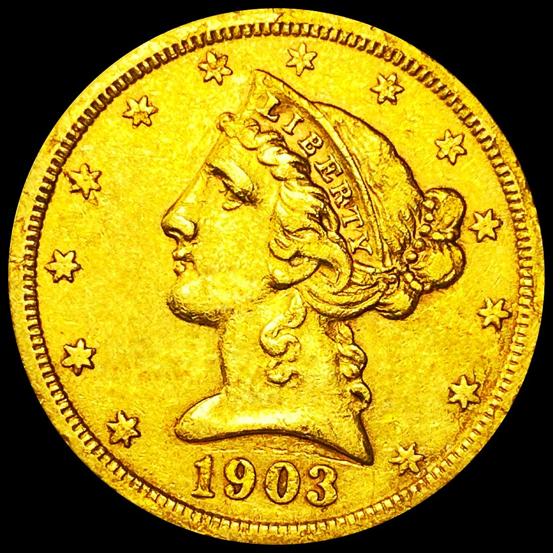 1903-S $5 Gold Half Eagle UNCIRCULATED (1 of 2)