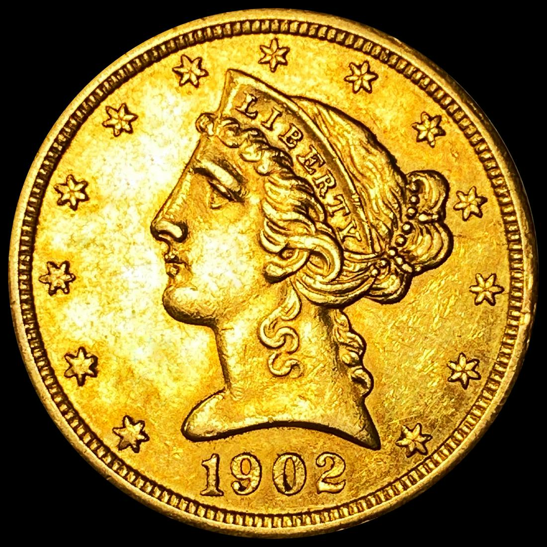 1902-S $5 Gold Half Eagle UNCIRCULATED (1 of 2)