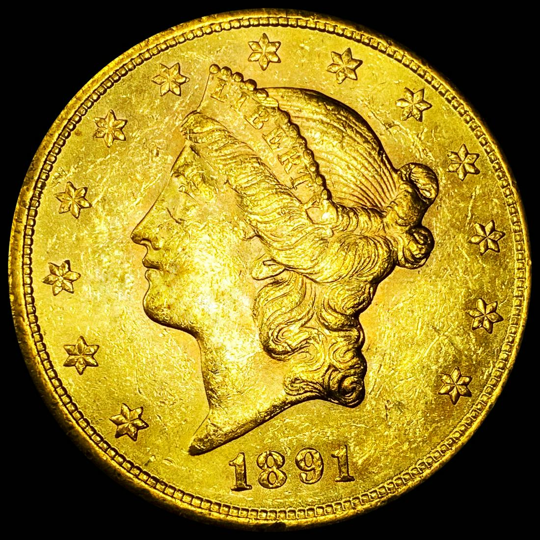 1891-S $20 Gold Double Eagle UNCIRCULATED (1 of 2)