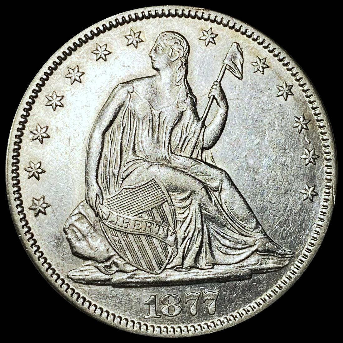 1877 Seated Liberty Half Dollar UNCIRCULATED (1 of 2)