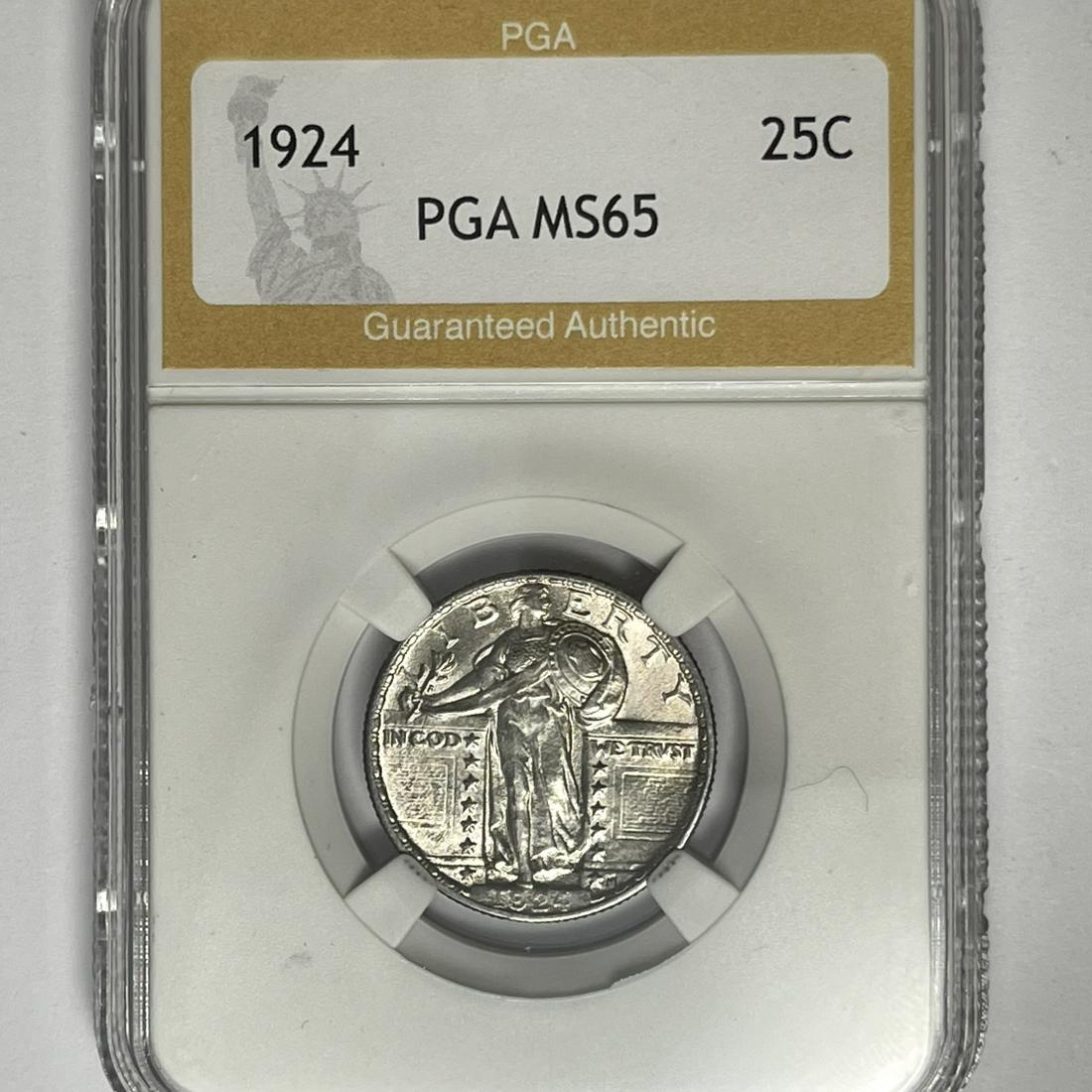 1924 Standing Liberty Quarter PGA-MS65 (1 of 2)