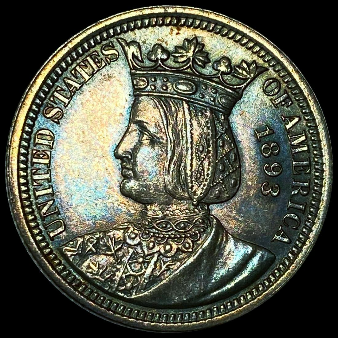 1893 Isabella Silver Quarter UNCIRCULATED (1 of 2)