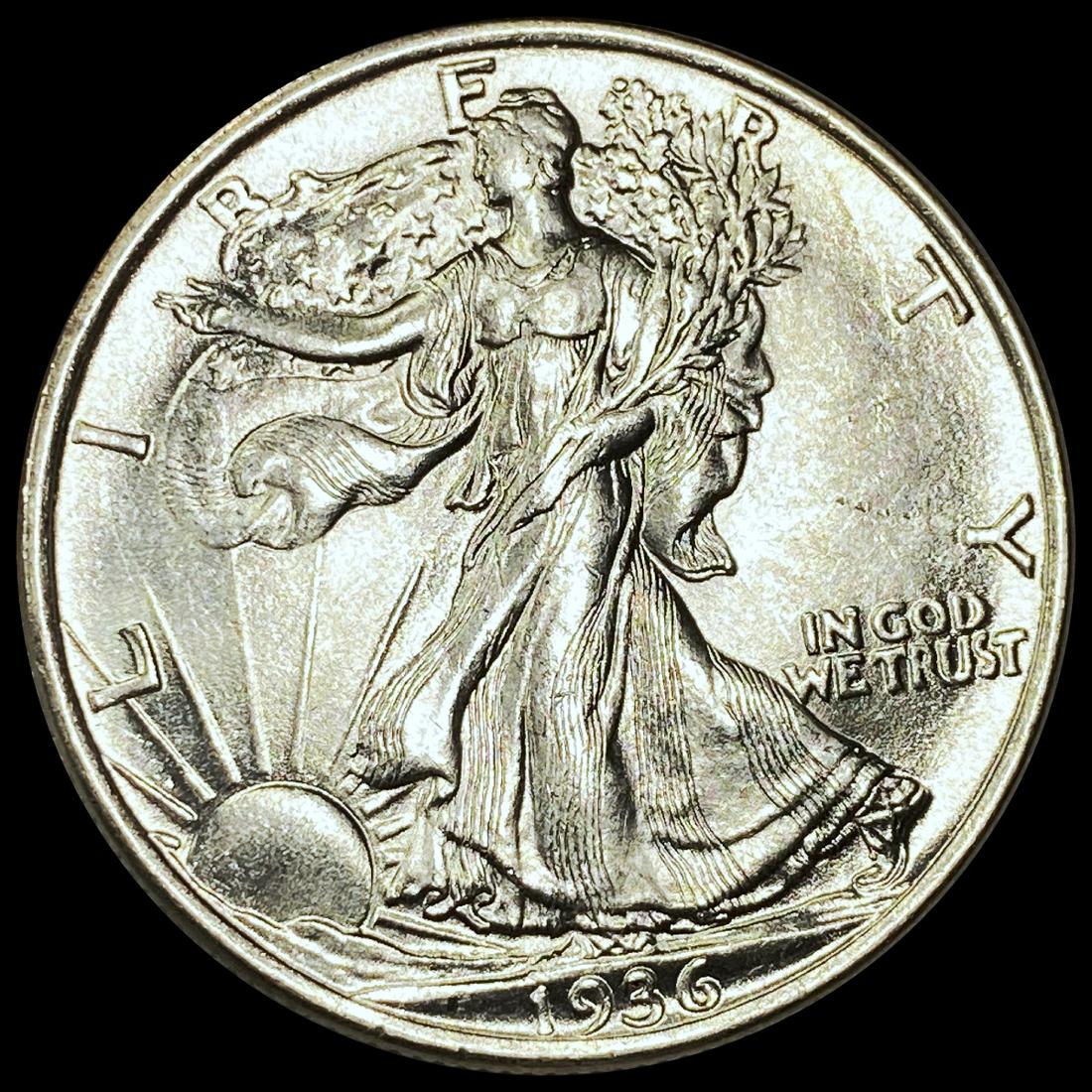 1936 Walking Liberty Half Dollar GEM BU (1 of 2)