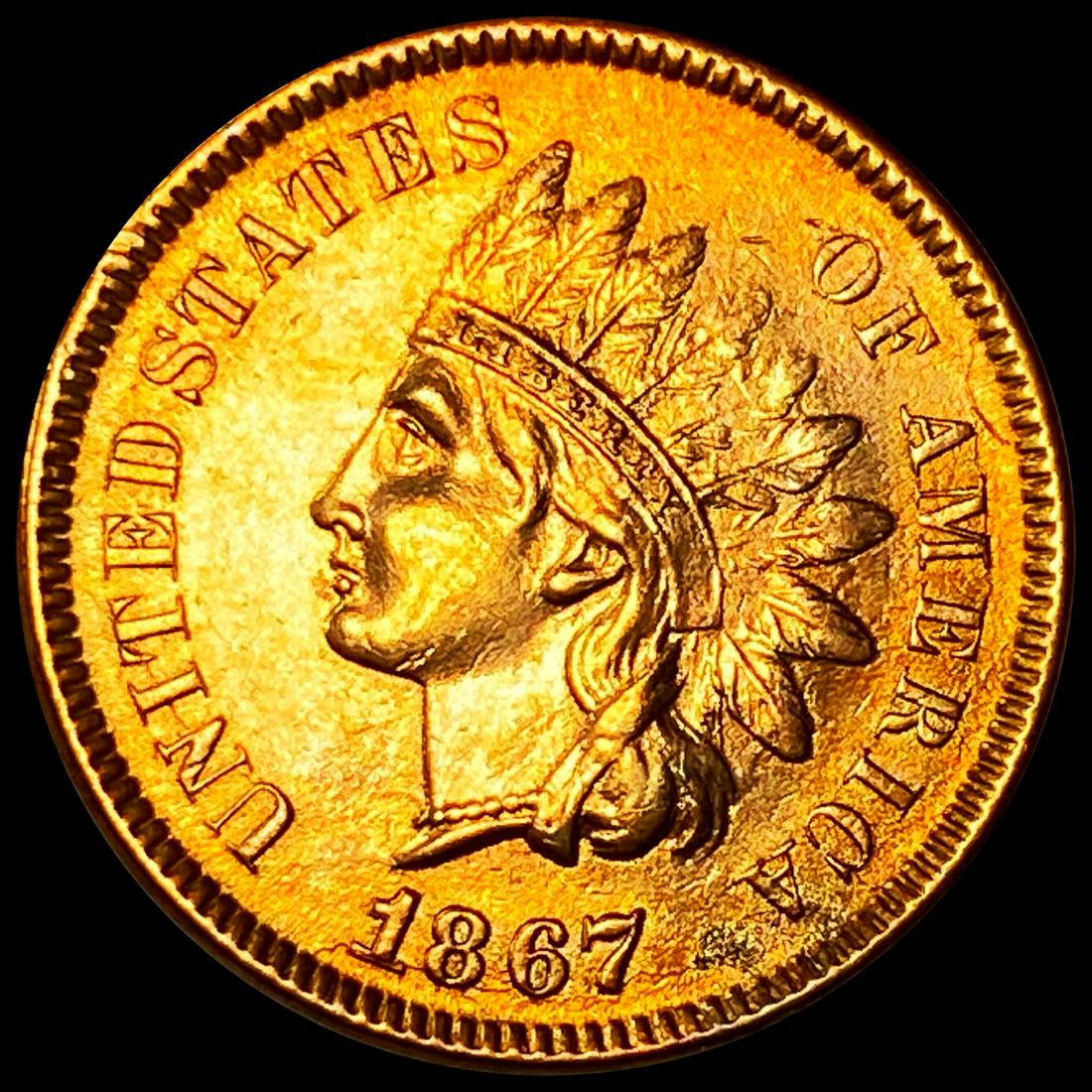 1867 Indian Head Cent UNCIRCULATED (1 of 2)
