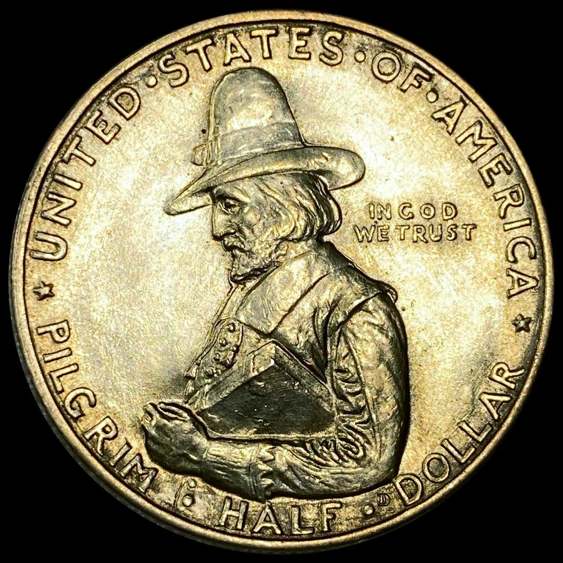 1920 Pilgrim Half Dollar GEM BU (1 of 2)