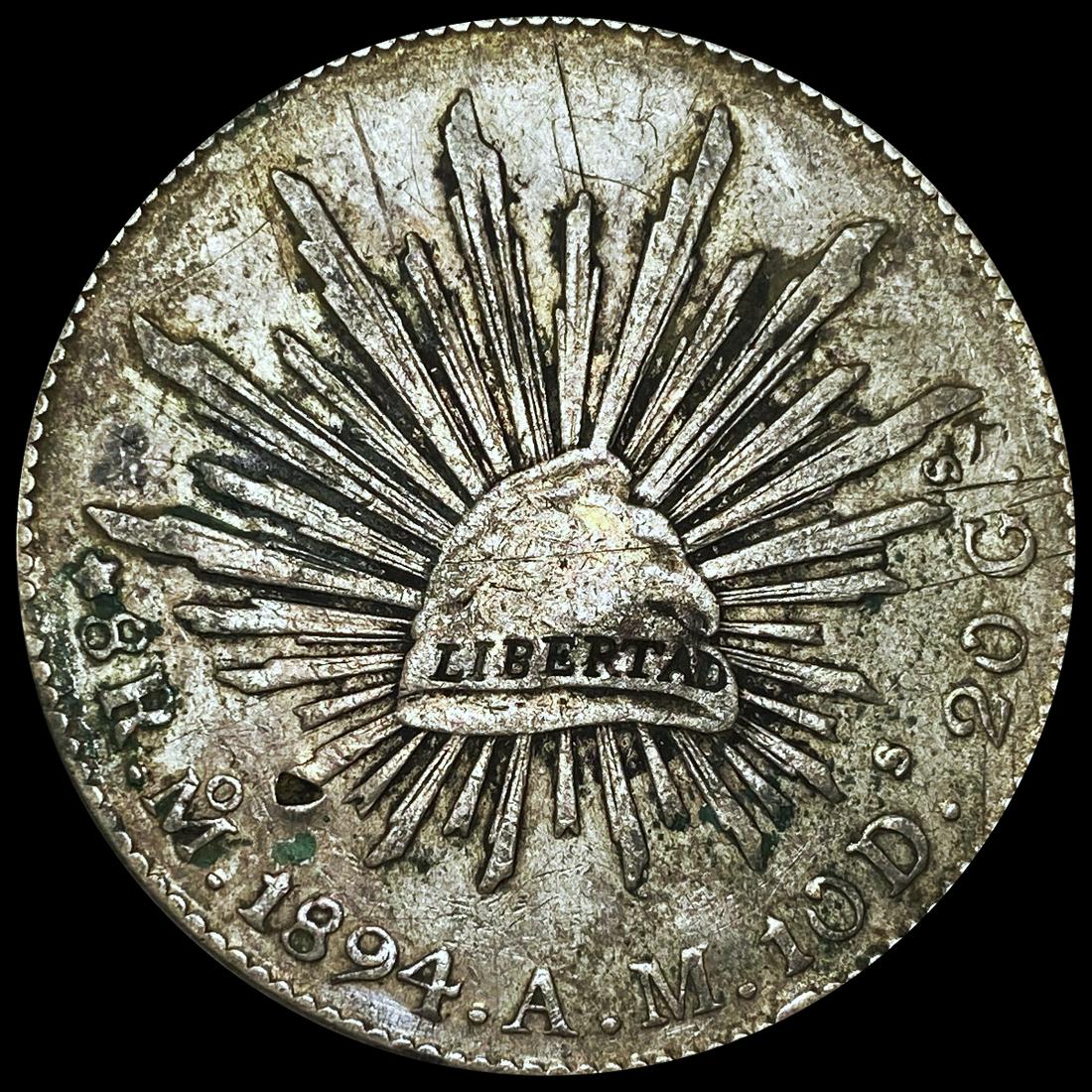 1894 Mexico 8 Reales CLOSELY UNCIRCULATED (1 of 2)