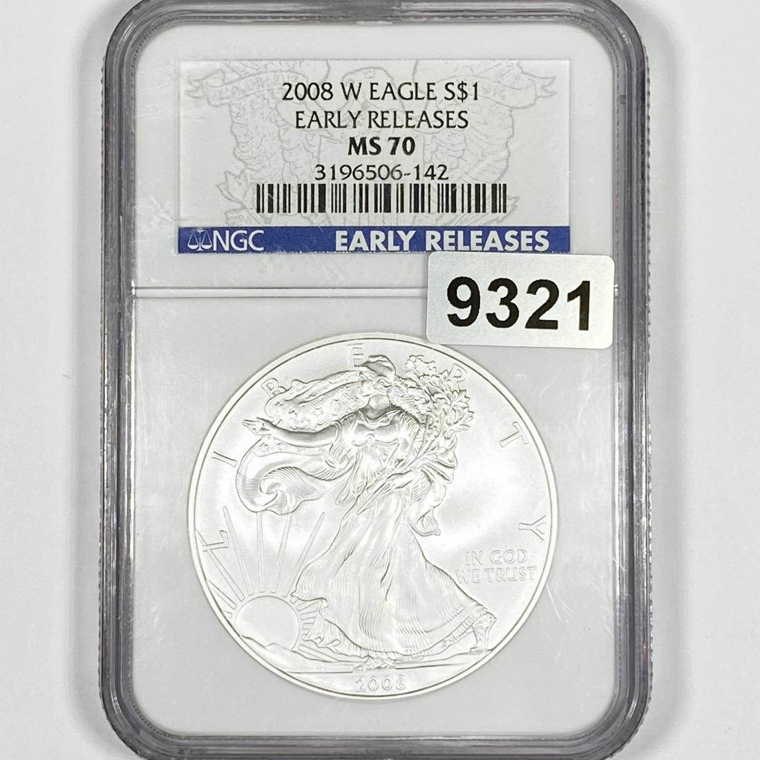 2008-W Silver Eagle NGC-MS70 (1 of 2)