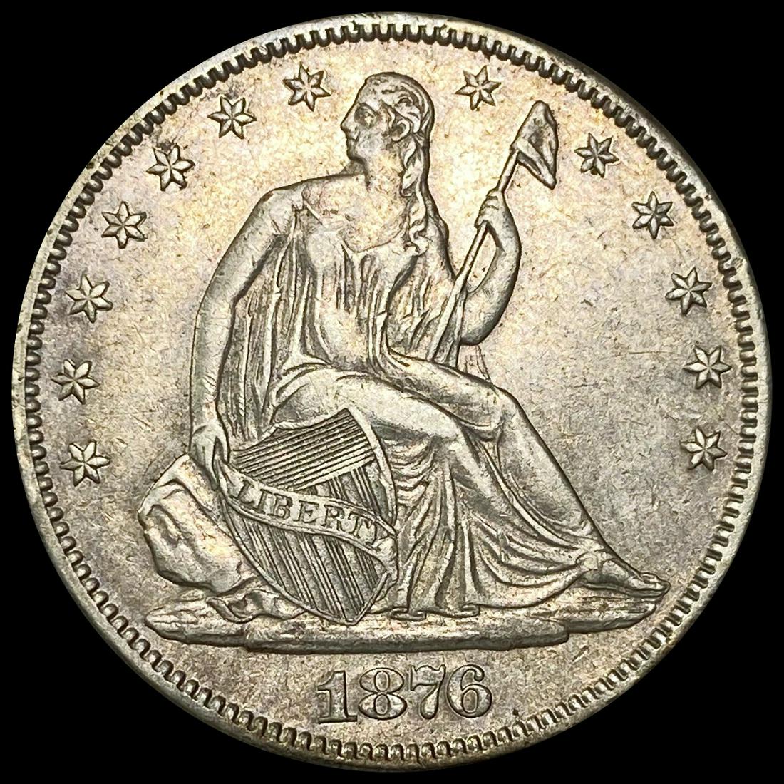 1876-S Seated Liberty Half Dollar UNCIRCULATED (1 of 2)