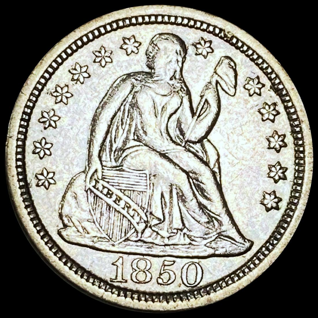 1850 Seated Liberty Dime UNCIRCULATED (1 of 2)