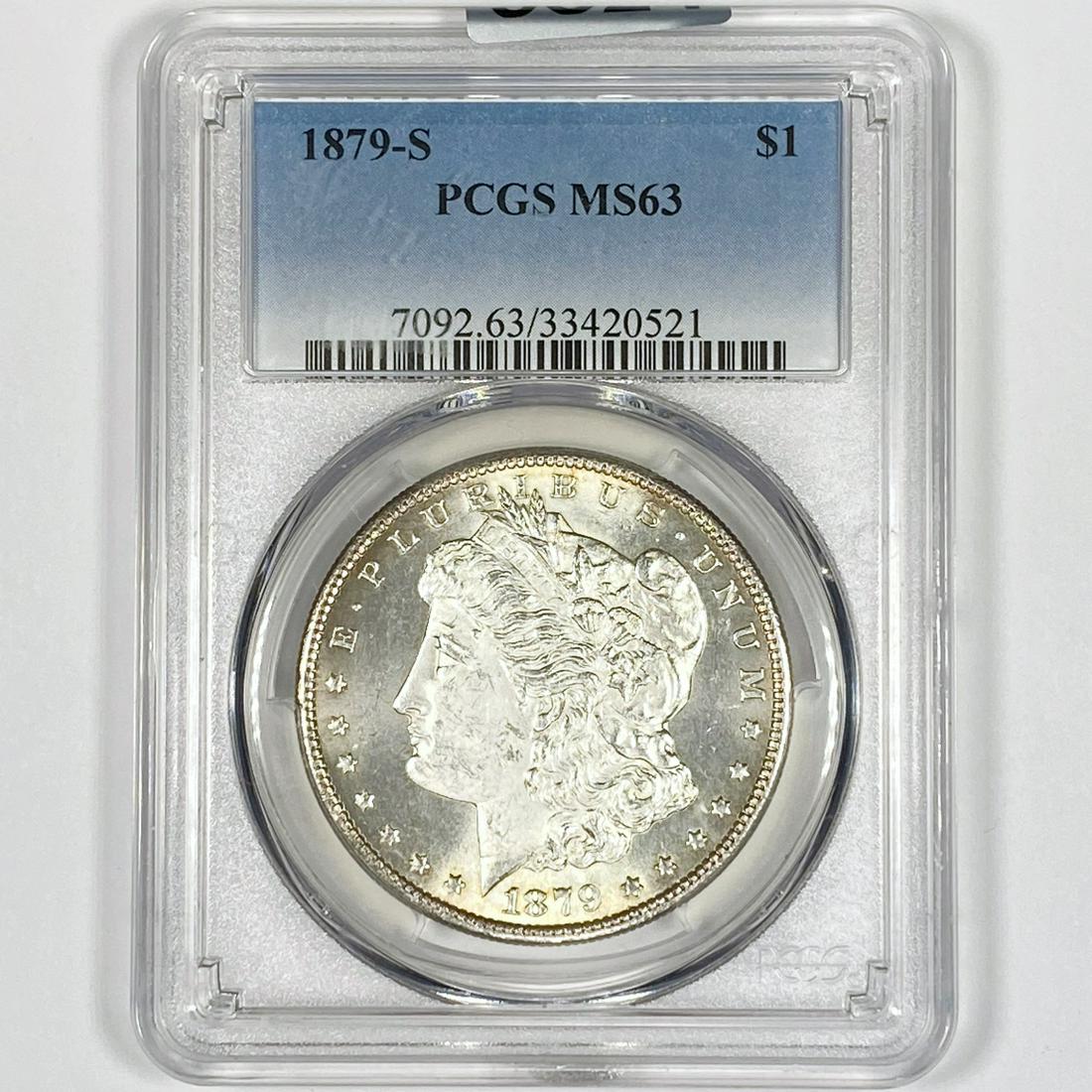 1879-S Morgan Silver Dollar PCGS-MS63 (1 of 2)