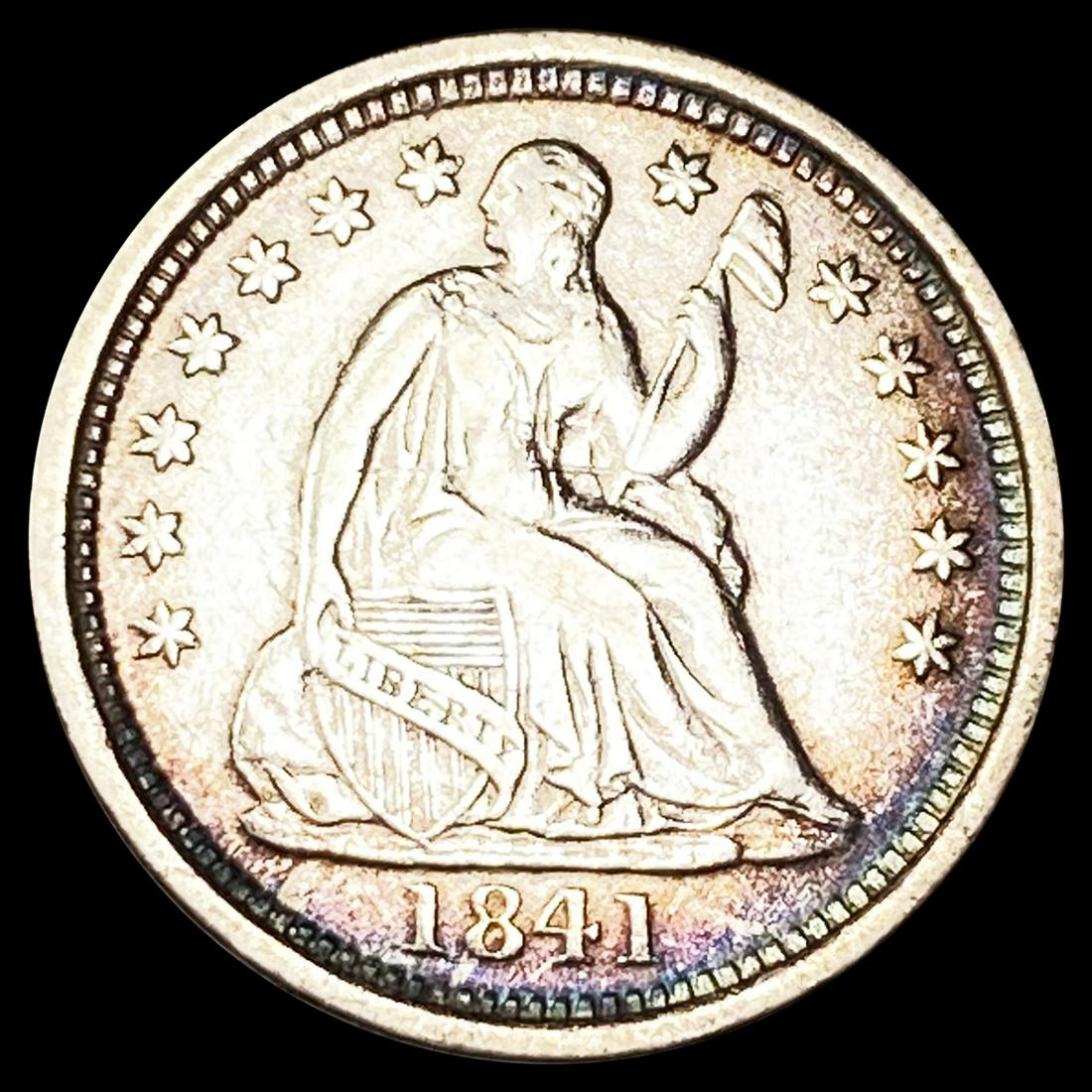 1841-O Seated Liberty Half Dime UNCIRCULATED (1 of 2)