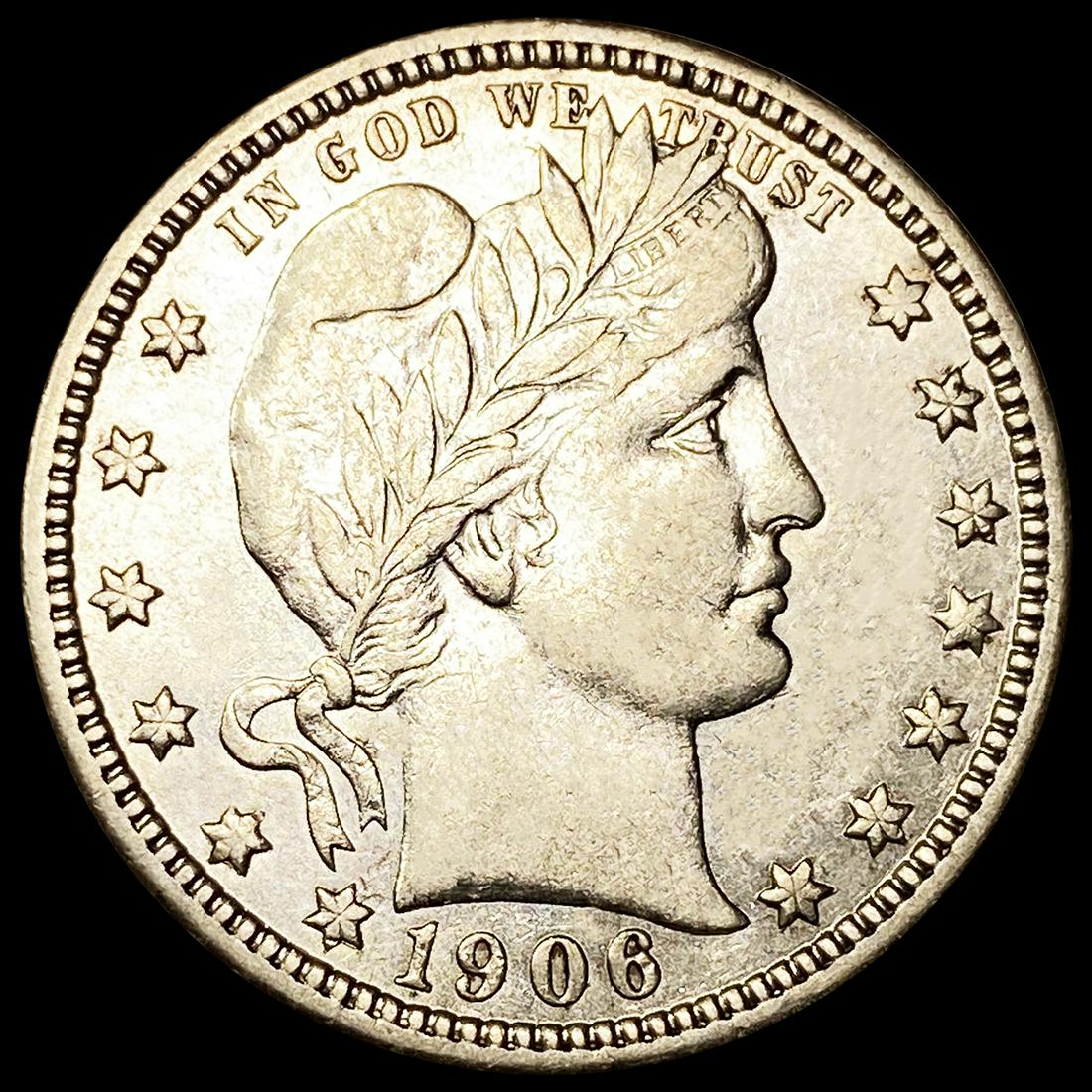 1906-D Barber Quarter CLOSELY UNCIRCULATED (1 of 2)