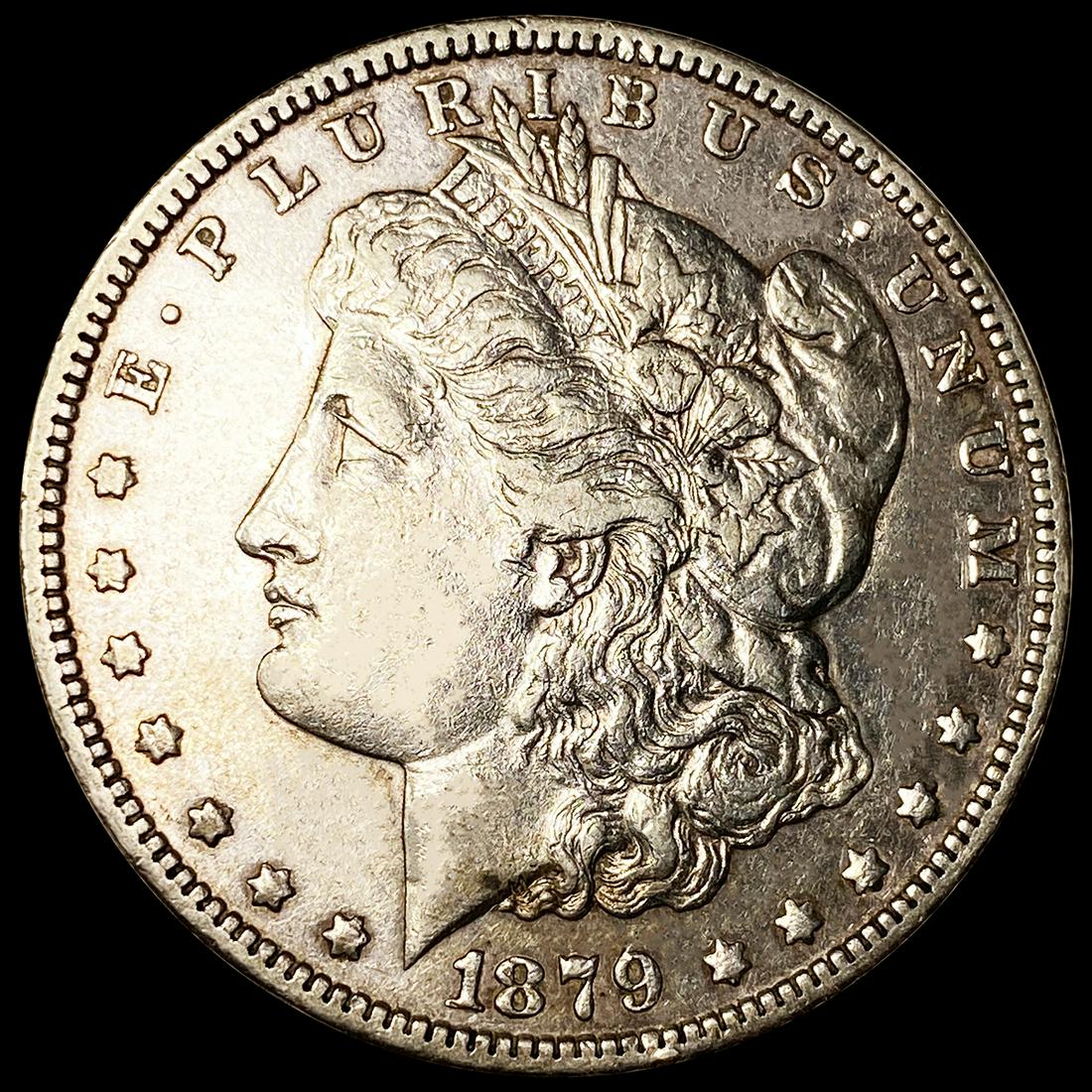 1879-S Rev 78 Morgan Silver Dollar CLOSELY UNC (1 of 2)