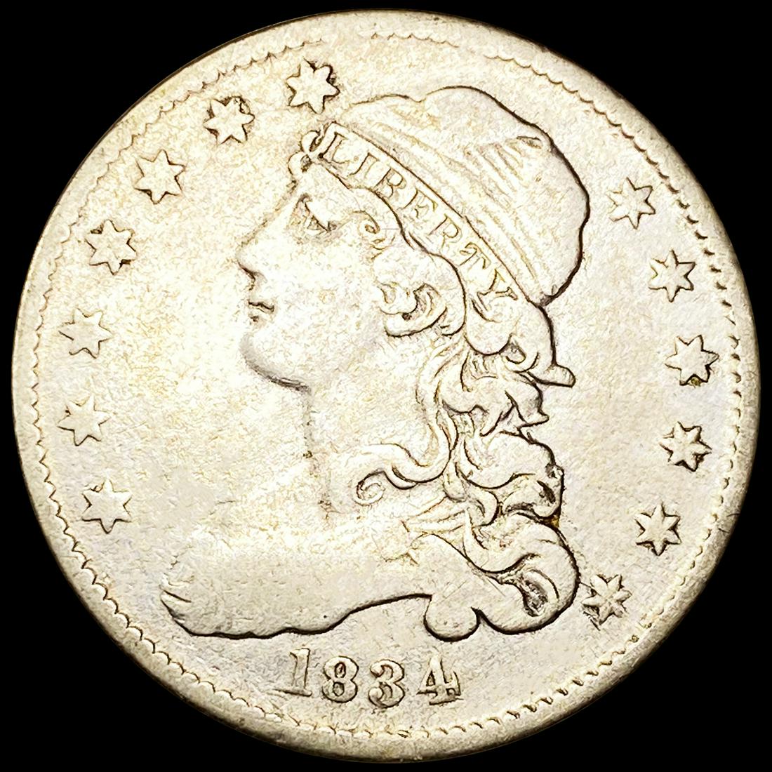 1834 Capped Bust Quarter ABOUT UNCIRCULATED (1 of 2)