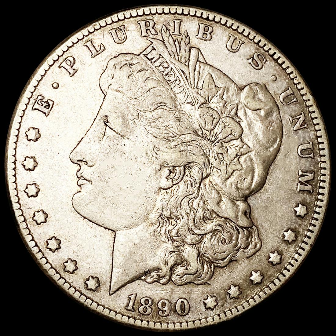 1890-CC Morgan Silver Dollar NEARLY UNCIRCULATED (1 of 2)