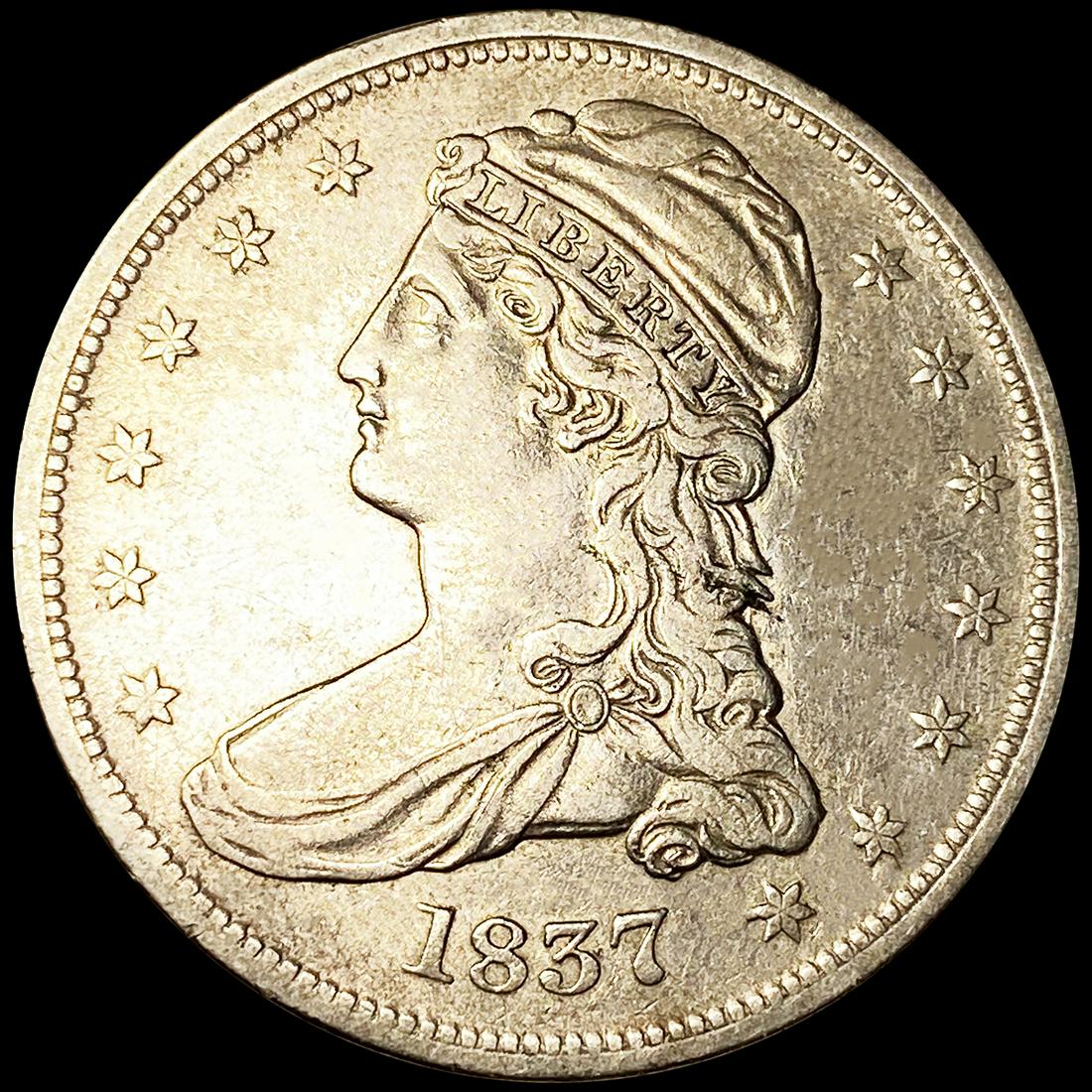 1837 Capped Bust Half Dollar CLOSELY UNCIRCULATED (1 of 2)