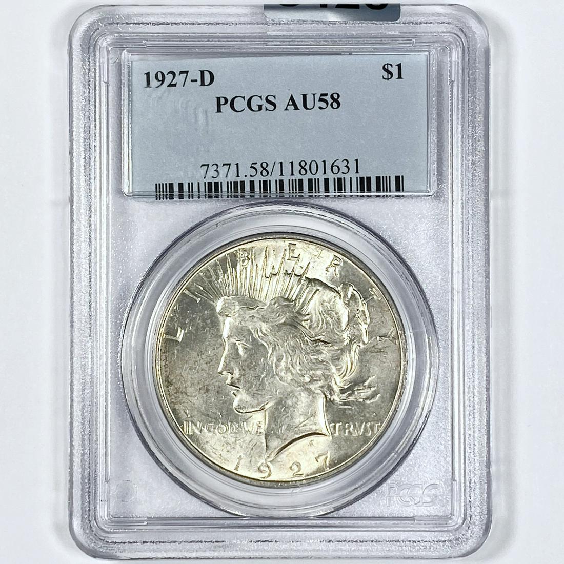 1927-D Peace Silver Dollar PCGS-AU58 (1 of 2)