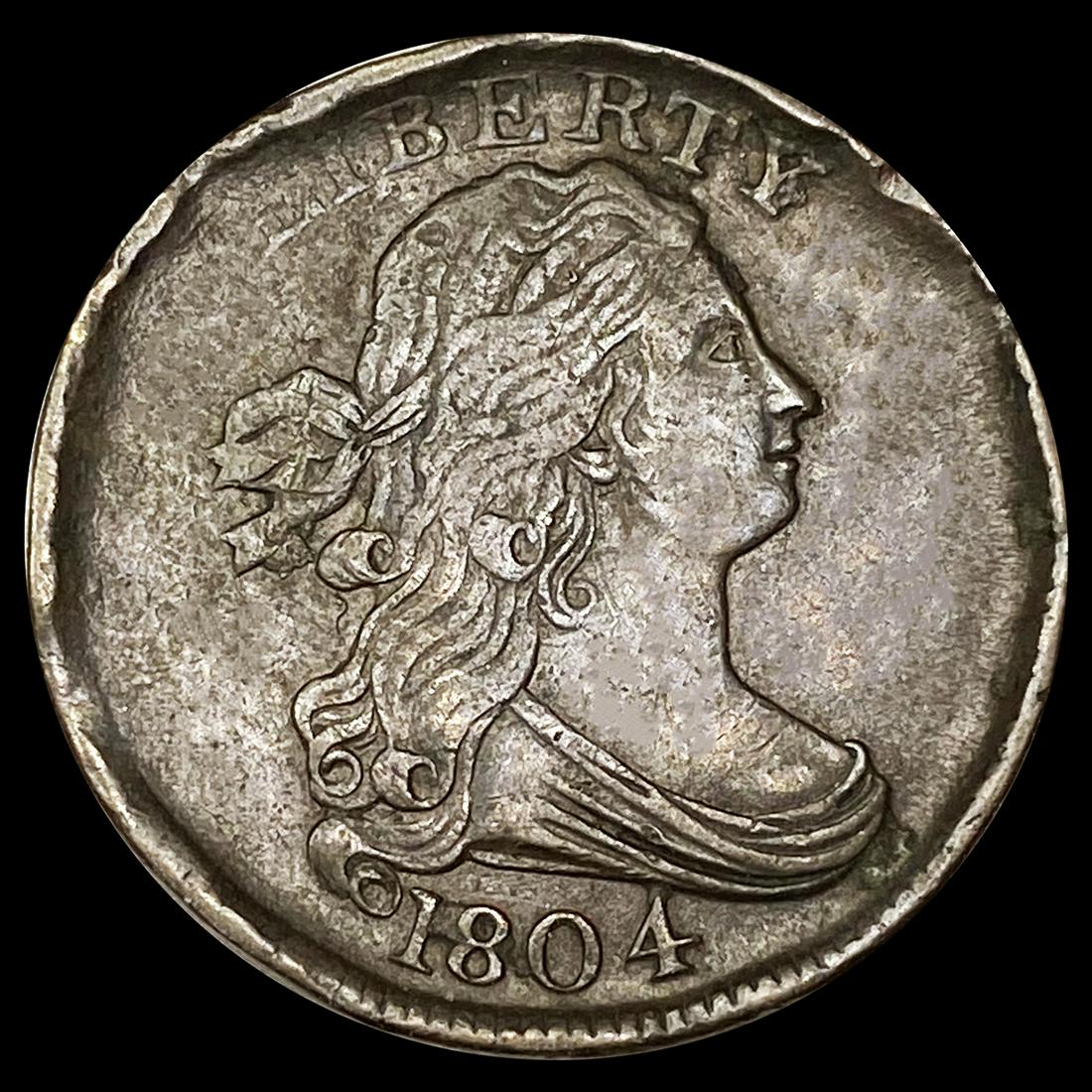 1804 Draped Bust Half Cent NEARLY UNCIRCULATED (1 of 2)