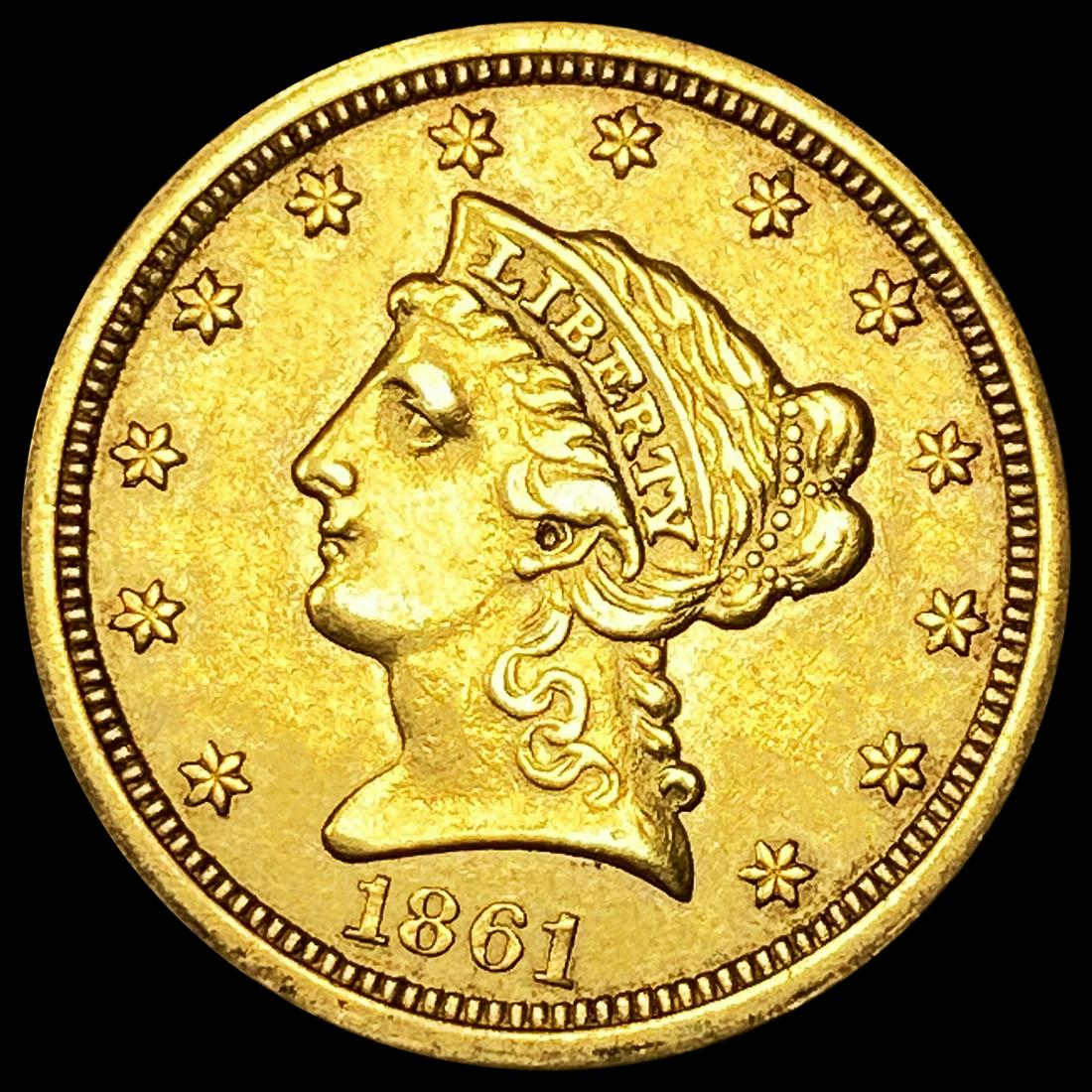 1861 $2.50 Gold Quarter Eagle UNCIRCULATED (1 of 2)