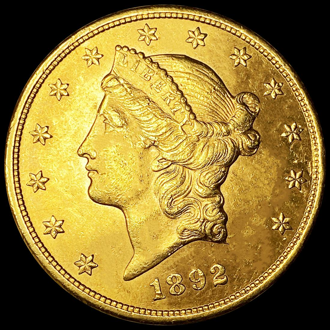 1892-S $20 Gold Double Eagle UNCIRCULATED (1 of 2)