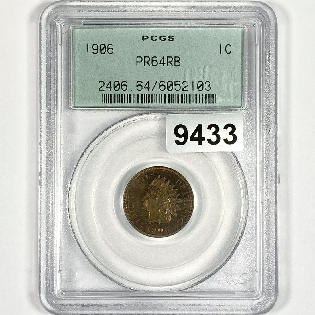 1906 Indian Head Cent PCGS-PR64 RB (1 of 2)