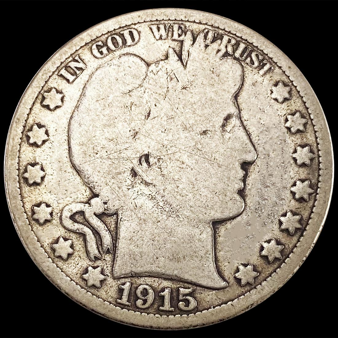 1915 Barber Half Dollar NICELY CIRCULATED (1 of 2)